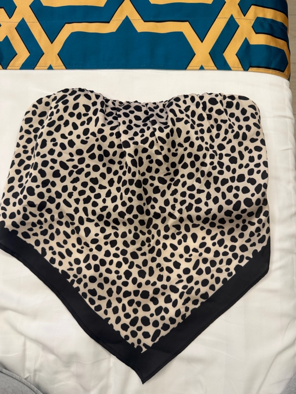 Cheetah bandana tube top